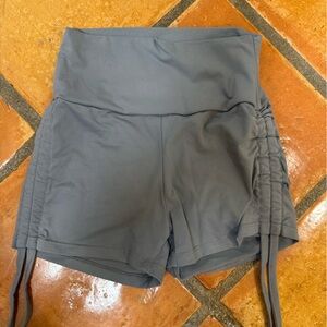Women's Athletic Shorts in Charcoal Gray